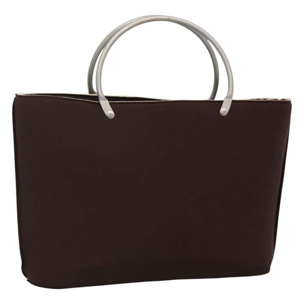 Chanel Nylon Handbag Brown